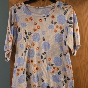 Floral Print Women's Top